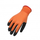 思衛爾3302橘色13針天然乳膠涂層防水防寒保暖耐低溫手套